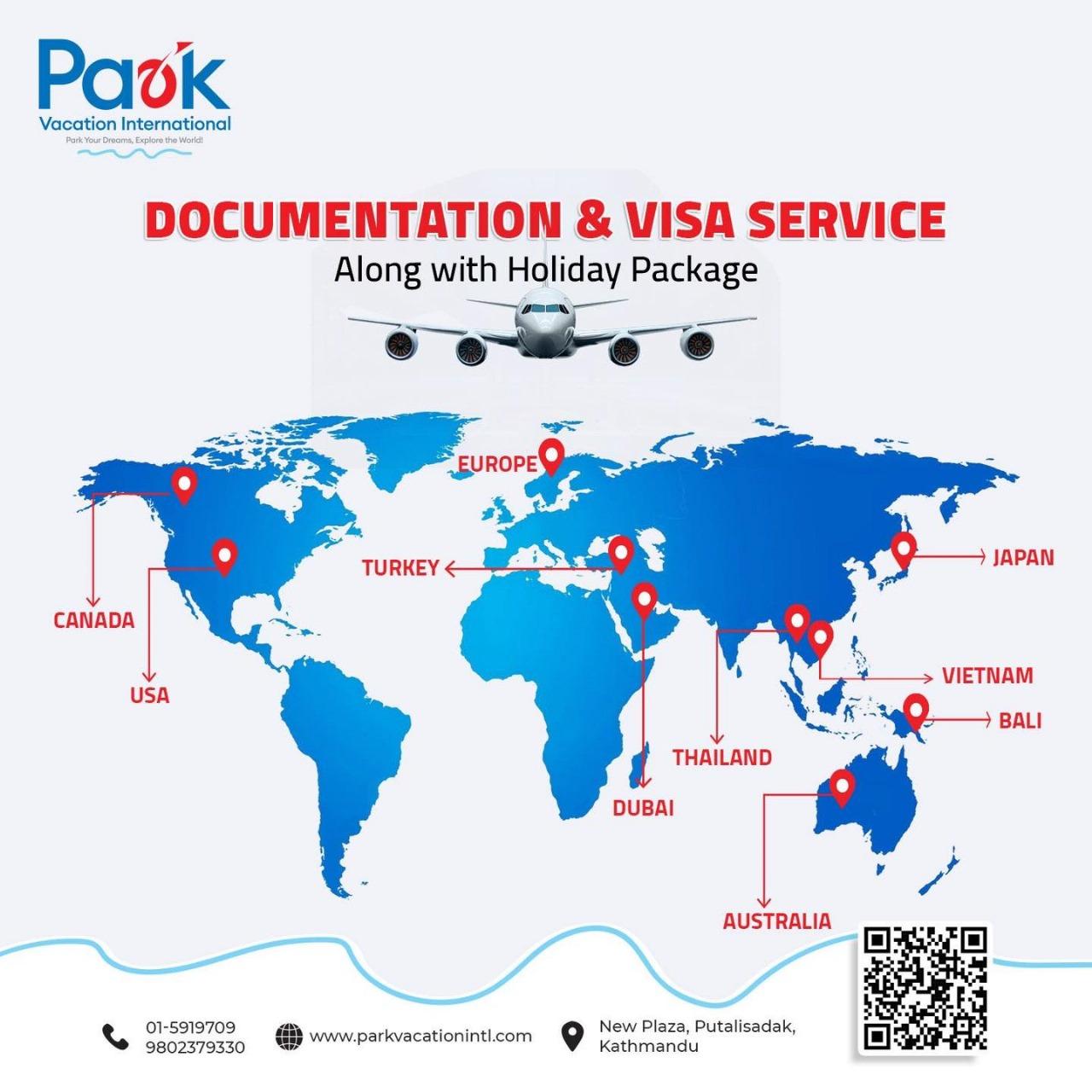 Your Journey Starts Here: Hassle-Free Visa Support & Dream Holiday Packages with Park Vacation International